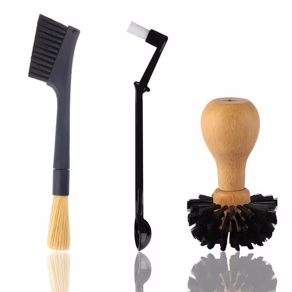 3-Piece Espresso Machine Cleaning Brush Set